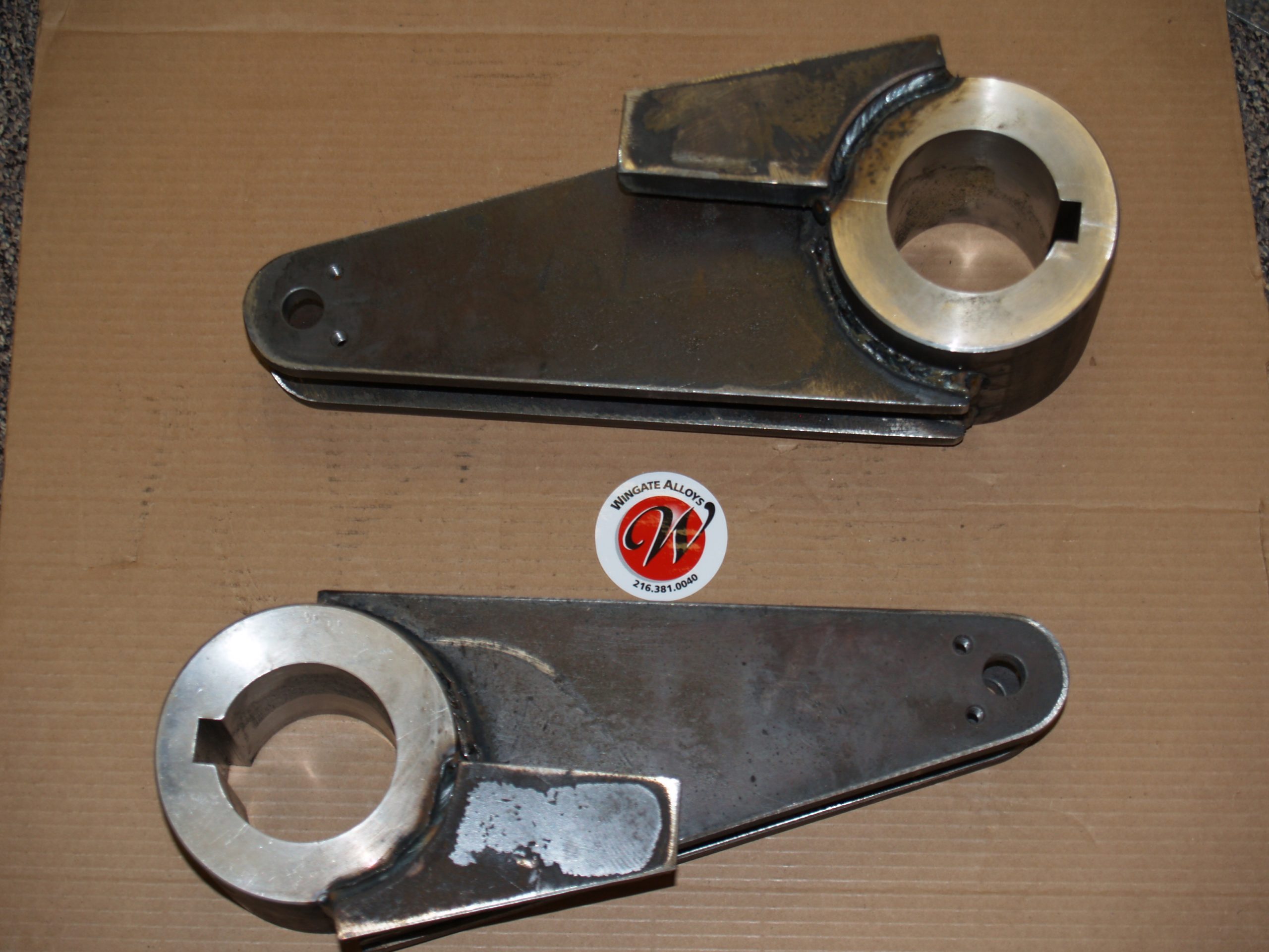 FABRICATED LEVER WITH MACHINED KEYWAY