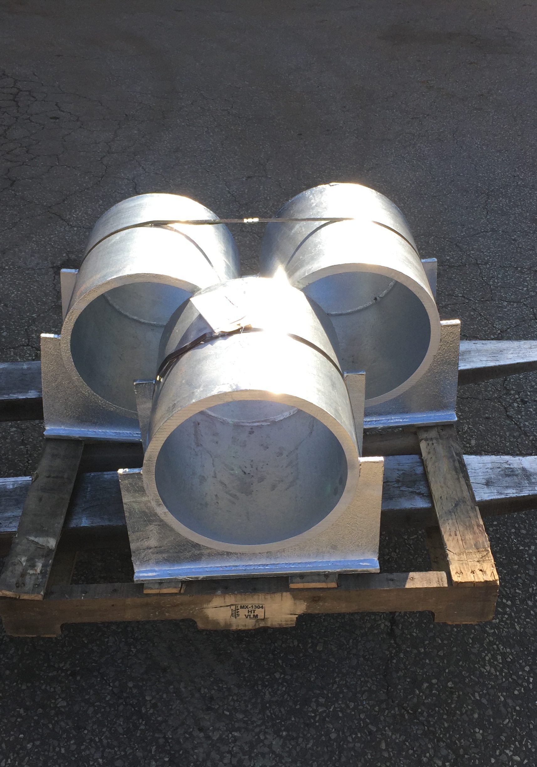 GALVANIZED PIPE SUPPORTS